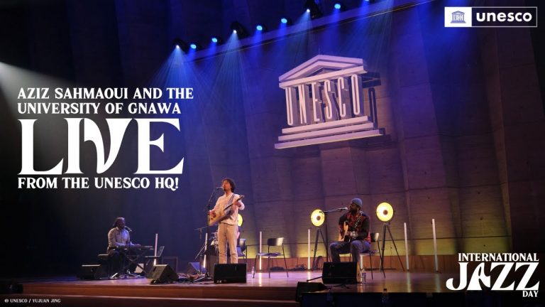 [VIDEO] International Jazz Day – Aziz Sahmaoui and the University of Gnawa LIVE from UNESCO